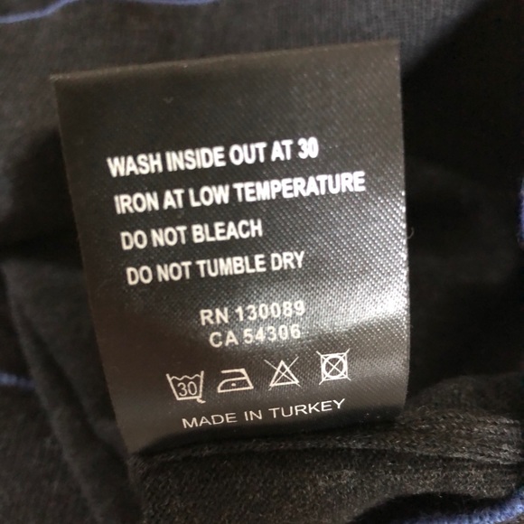 Jared Lang Charcoal V-Neck Sweater for Men - Picture 8 of 8